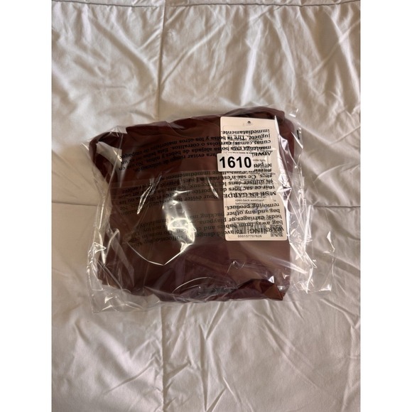 New Lululemon Align Strap Dress Size 10 Rockwood Red Built In Bra & Shorts - Picture 11 of 11